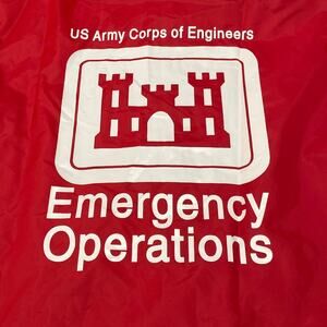 Vintage US Army Corps of Engineers USACE Jacket Mens 2XL Emergency Operations